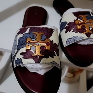 NWT!! Tory Burch Wonderland Vine slide 7.5 M